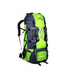 The New 2015 Outdoor Mountaineering Bag Sports Travel on Foot Bag Big Backpack Backpack 80 L Waterproof Rain Package Green