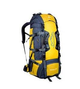 The New 2015 Outdoor Mountaineering Bag Sports Travel on Foot Bag Big Backpack Backpack 80 L Waterproof Waterproof Bag Yellow