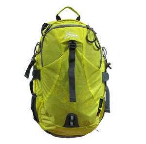 Outdoor Hiking Backpack Permeability Reduction Force Bearing Mountaineering Backpack Cycling of Backpack Yellow 30 Liters