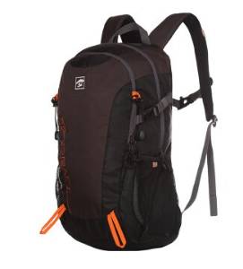 Outdoor Men and Women Through 30 Liters Backpack Double Pocket Design with Sticks Strapping Dark Grey