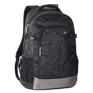 Oiwas Outdoor Activities Double Shoulder Backpack Bag , Black