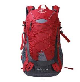 Outdoor Climbing Package Men Shoulder Female Outdoor Hiking Backpack Super Light Red Bag 40 L