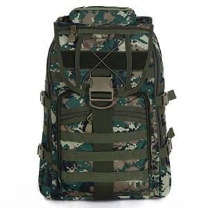 40L Tactical Camping Hiking Traveling Mountaineering Backpack -Color: Digital Jungle