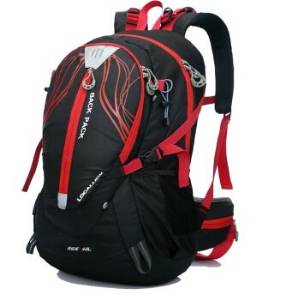 Outdoor Mountaineering Bag Bag Leisure Bag Black 40 L