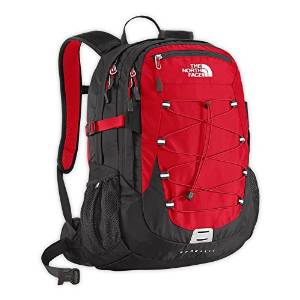 The North Face Unisex Classic Borealis Backpack, TNF Red/Asphalt Grey