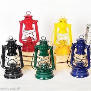 Feuerhand Hurricane Lantern Storm Lamp Camping Lamp Paraffin Lamp 11 Colours !!