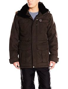 Fjall Raven (outdoor) F80630 Fjallraven Mens Yupik Parka, Black Brown, L