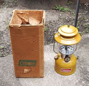 Coleman (2 73) #200A Yellow (Repaint) Single Mantle (Used & Untested) Lantern