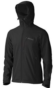 Marmot Maschile Roma Giacca, Erl M, Softshell antivento con cappuccio, black