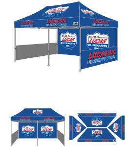 Eurmax Professional Deluxe Display Trade Show Instant Canopy Pop up Tent with Custom Full Color Imprinted Canopy (10 X 20)