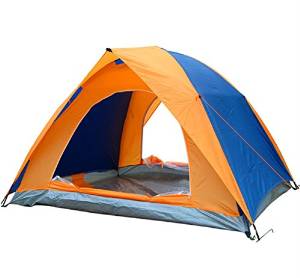 NutureFun Waterproof 3-4 Person Pop Up Hiking/Camping Outdoors Tents 2.0*1.35*2.0m (L*H*W)