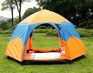 WZH Factory direct hot sale Outdoor camping Automatic tent 5-8 people anti ultraviolet Storm proof quicl opening