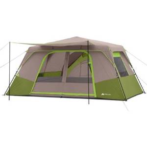 Ozark Trail 11 Person 3 Room Instant Cabin Tent Green