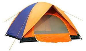 Generic Side Extended Front 4 Person Tent Color Multicolor