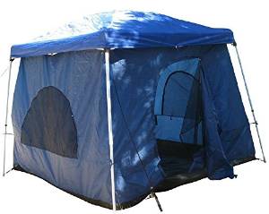 Generic Lightweight Camping 2 Person Tent Color Blue