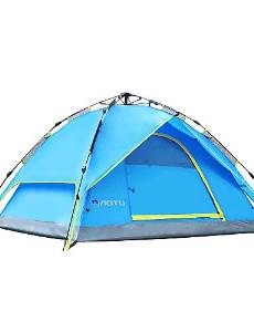 Aotu Outdoor Three In One 3-4 Persons Waterproof Fold Tent Automatic Camping Tent Free Building