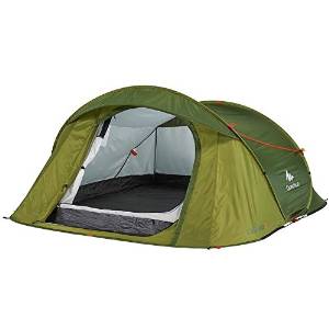 Quechua Waterproof Pop Up Camping Tent 2 Seconds Easy III, 3 Man