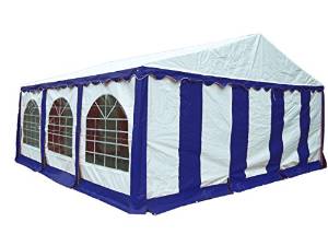 ShelterLogic 25928 Enclosure Kit with Windows for Party Tent 20x20 ft / 6x6 m, Blue/White, (Frame and cover Not included)