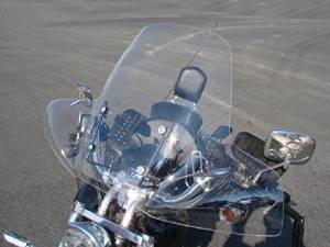 Cherry Queen LARGE 20"x35" WINDSHIELD for Kawasaki Vulcan VN 500 750 800 900 1500 1600 1700