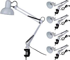 Cherry Queen LOT 5~Adjustable Swing Arm Drafting Design Clamp Home Table Lamp Light Wholesale