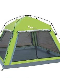 HECHAI_ FlyTop ? 3-4 Person Rain-Proof Fold Tent for Beach Camping LZ03