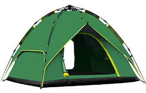 Generic Double Layer 3 Person Tent Color Green