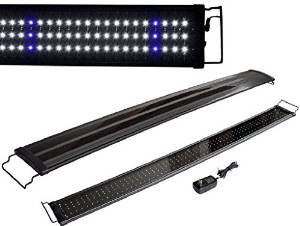 Cherry Queen 48" Aquarium LED Light 2 Modes Bright Lunar Freshwater Tropical Fish Tank 120cm