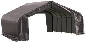 ShelterLogic 82143 Grey 22'x24'x12' Peak Style Shelter