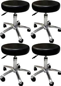 Cherry Queen LOT 4~Hydraulic Adjustable Tattoo Salon Rolling Stool Chair Facial Spa Wholesale