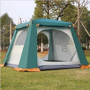 WZH Tent outdoors Super big automatic Storm proof camping 4-6 people no need to build Double layers quick opening