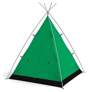 Generic Evergreen Screened 6 Person Tent Color Green