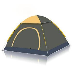 WZH Factory direct outdoor automatic 3-4persons quick opening tent camping filed rain double rainproof , 3-4 people