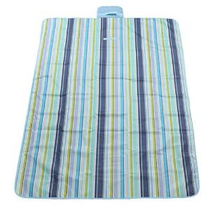 Generic Outdoor Beach Picnic Camping Mat Blanket Waterproof Stripe Foldable Portable Mat