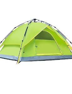 QQ Aotu Outdoor 3-4 Persons Waterproof Fold Tent Automatic Camping Tent Free Building