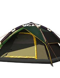 QQ Tripolar,Outdoor Tent Camping High Fully Automatic Folding Double Layer Fiberglass Outdoor Camping 4 Person Tent#Fa2617X