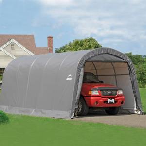 ShelterLogic 62780 Grey 12'x20'x8' Round Style Shelter