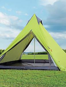 QQ Odc Season Camping 4 Person Green Tipi Tent