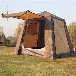 WZH Outdoor Korea 4-5 person automatic Tent telescopic iron pipe field Camping factory direct