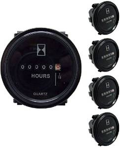 Cherry Queen LOT20~Round Hourmeter Gauge Quarzt Boat Lawn Tractor Generator 6-80VDC Wholesale