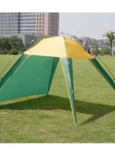 HECHAI_ AOTU Outdoor 3-4 Persons Sunshade Beach Fishin Park Covering Waterproof Fold Tent