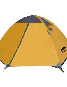 HECHAI_ Rocvan 3 Season A091 2 Person Double Layer Tear Resistant Aluminum Camping Tent