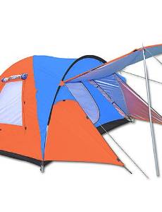 Tripolar Outdoor Camping Square Roof Hand Tent Double Waterproof/Windproof/Keep Warm/Ultra Light Camping Tent , Orange