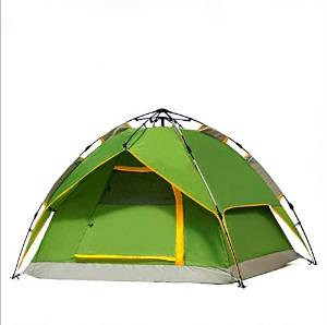 WZHOutdoor camping Hydraulic automatic Tent 3-4 people Three-use waterproof Windproof quick opening no need to build , 3-4 people