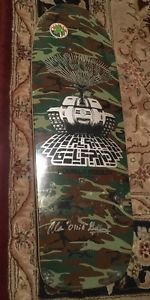 Alan -ollie- Gelfand Vintage old school deck camo 2005 ( autographed ) Tony Hawk