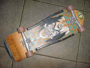 Vintage rare 1988 "ZORLAC" Pushead Shruken Head Skateboard Metallica Dogtown