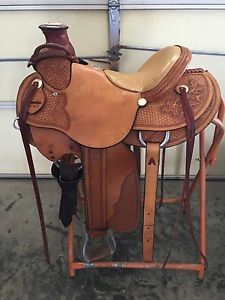 Custom Rocking R Wade Saddle 15" Seat