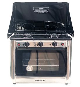 Stansport Propane Outdoor Camp Oven and 2 Burner Range