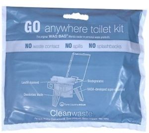 Cleanwaste GO Anywhere Waste Kit (pack Of 100)