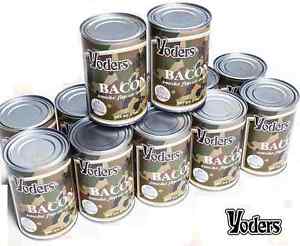 Yoders Canned Bacon (Case of 12) Canned Meats Prepper Food Storage Camping