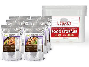 Legacy Premium Food Storage 96 Serving 100% USDA Freeze Dried Beef / Chicken